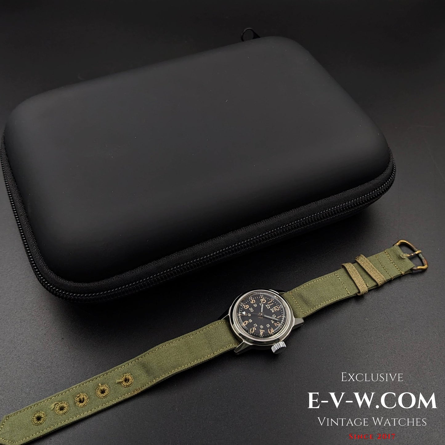 USA Military Elgin A-17 MIL-W-6433 Korean War-era / Cal F4667 Vitage 1950s