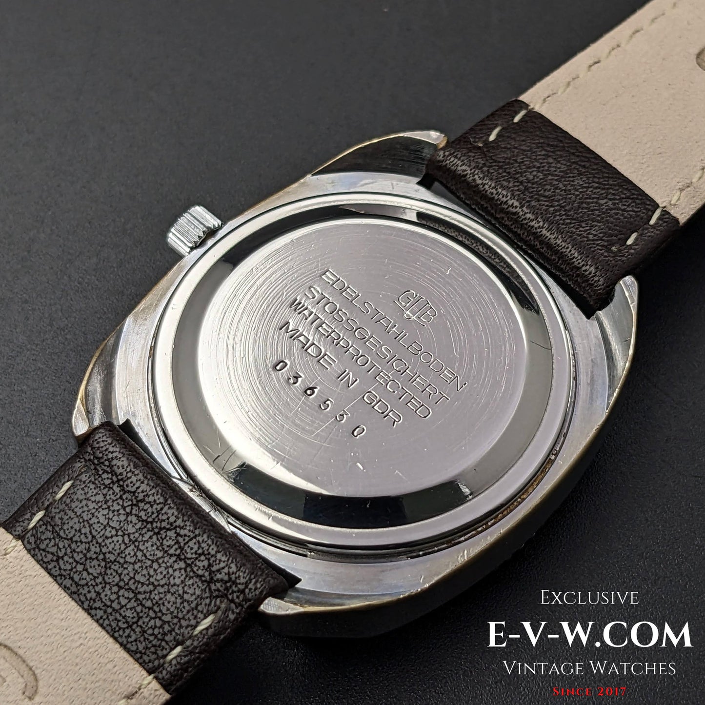 Rare GUB Glashütte SPEZIMATIC WORLD TIME  / 26 RUBIS Automatic cal 75 / Vintage 1960s