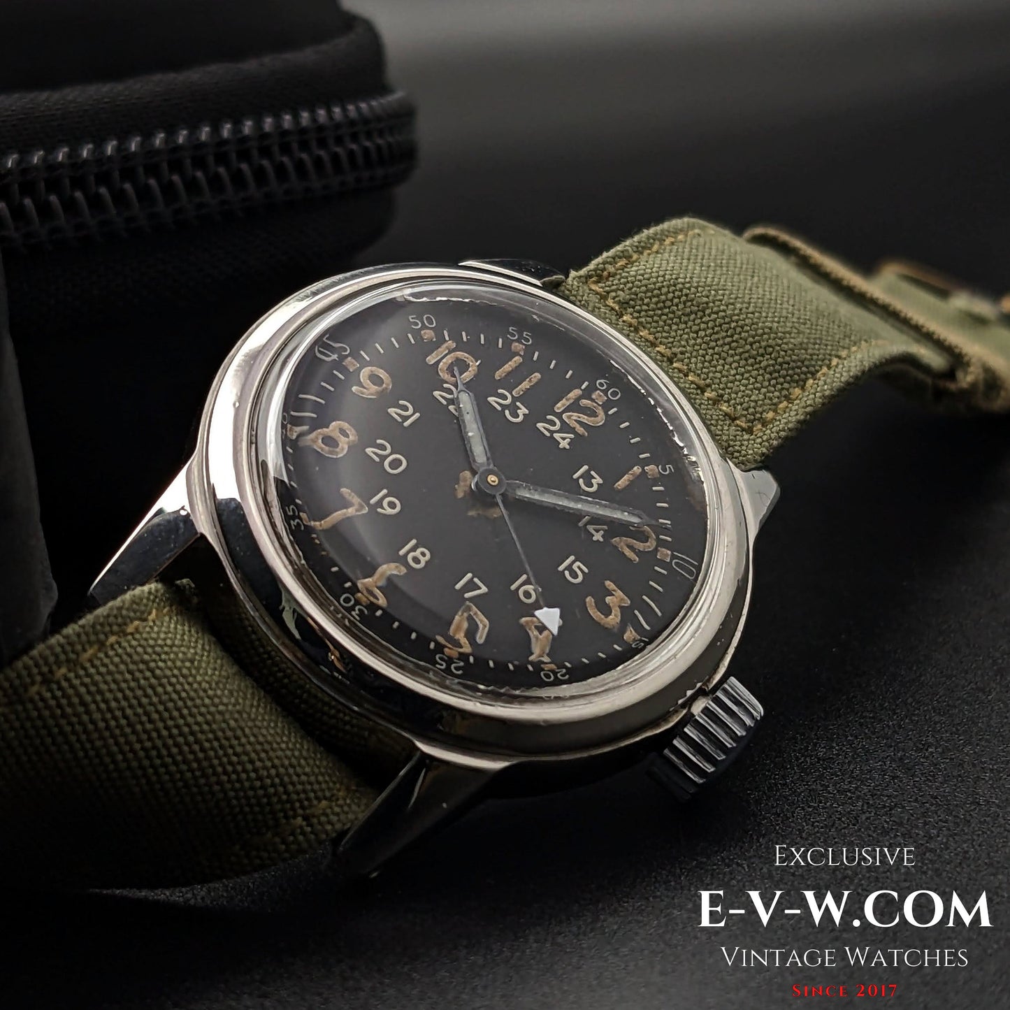 USA Military Elgin A-17 MIL-W-6433 Korean War-era / Cal F4667 Vitage 1950s