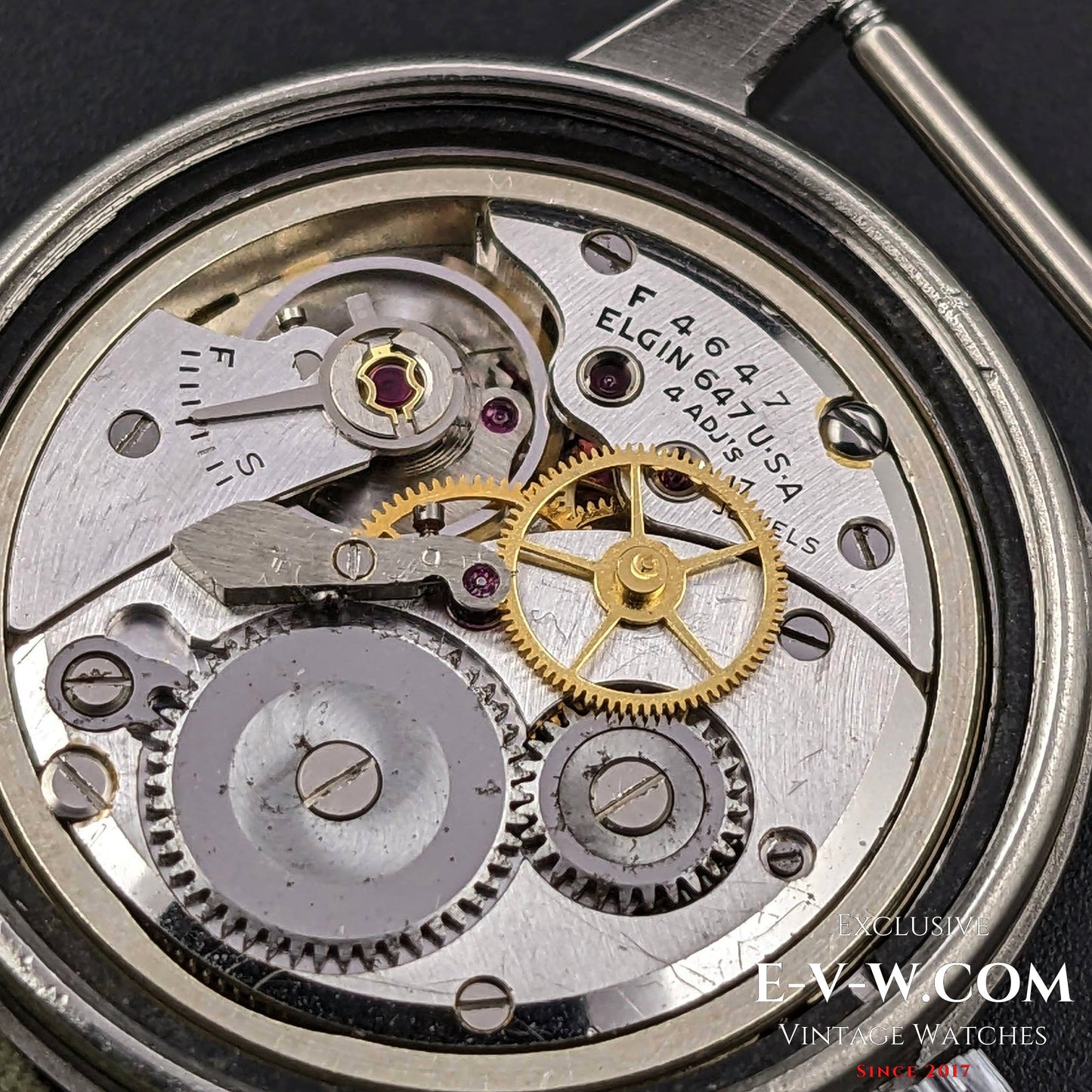 Very Rare Military Elgin 647 USA / Cal F4667 Vitage 1951s