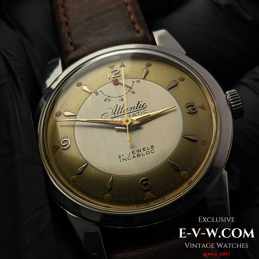 Atlantic Automatic /Power Reserve / Two tone Bull's Eye Dial Cal.AS 1382N 