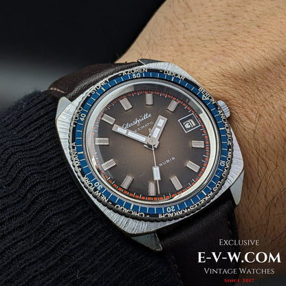 Rare GUB Glashütte SPEZIMATIC WORLDTIME  / 26 RUBIS Automatic cal 75 / Vintage 1960s