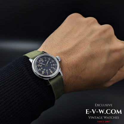 USA Military Elgin A-17 MIL-W-6433 Korean War-era / Cal F4667 Vitage 1950s