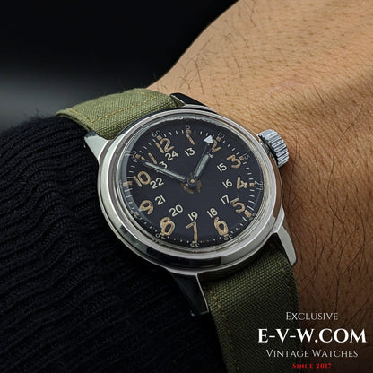 Very Rare Military Elgin 647 USA / Cal F4667 Vitage 1951s