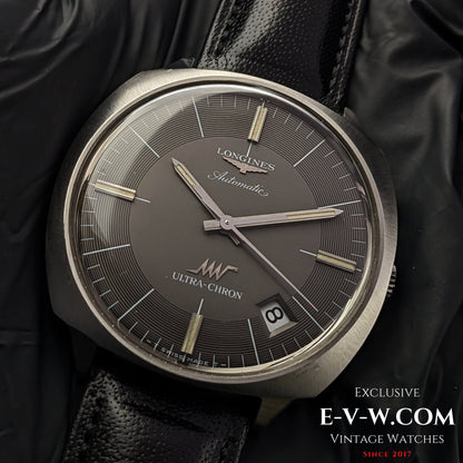 Longines Very Rare ULTRA-CHRONE Automatic with Kif-Ultraflex anti-shock / 38mm Jumbo Vitnage 1970