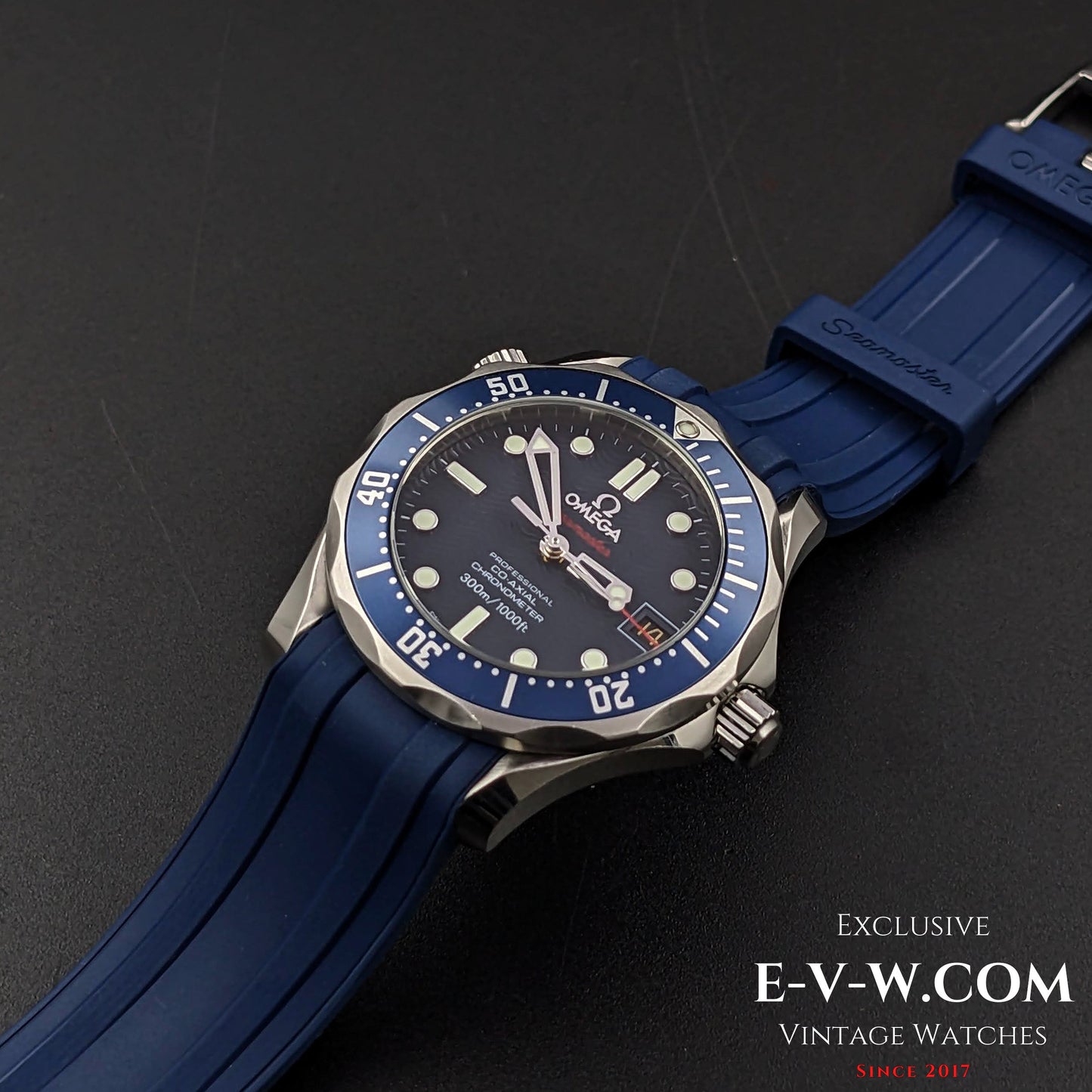 Omega Seamaster Diver 300 M PROFESSIONAL CO‑AXIAL CHRONOMETER 300 M / Rare "NOT FOR SALE" case inscription