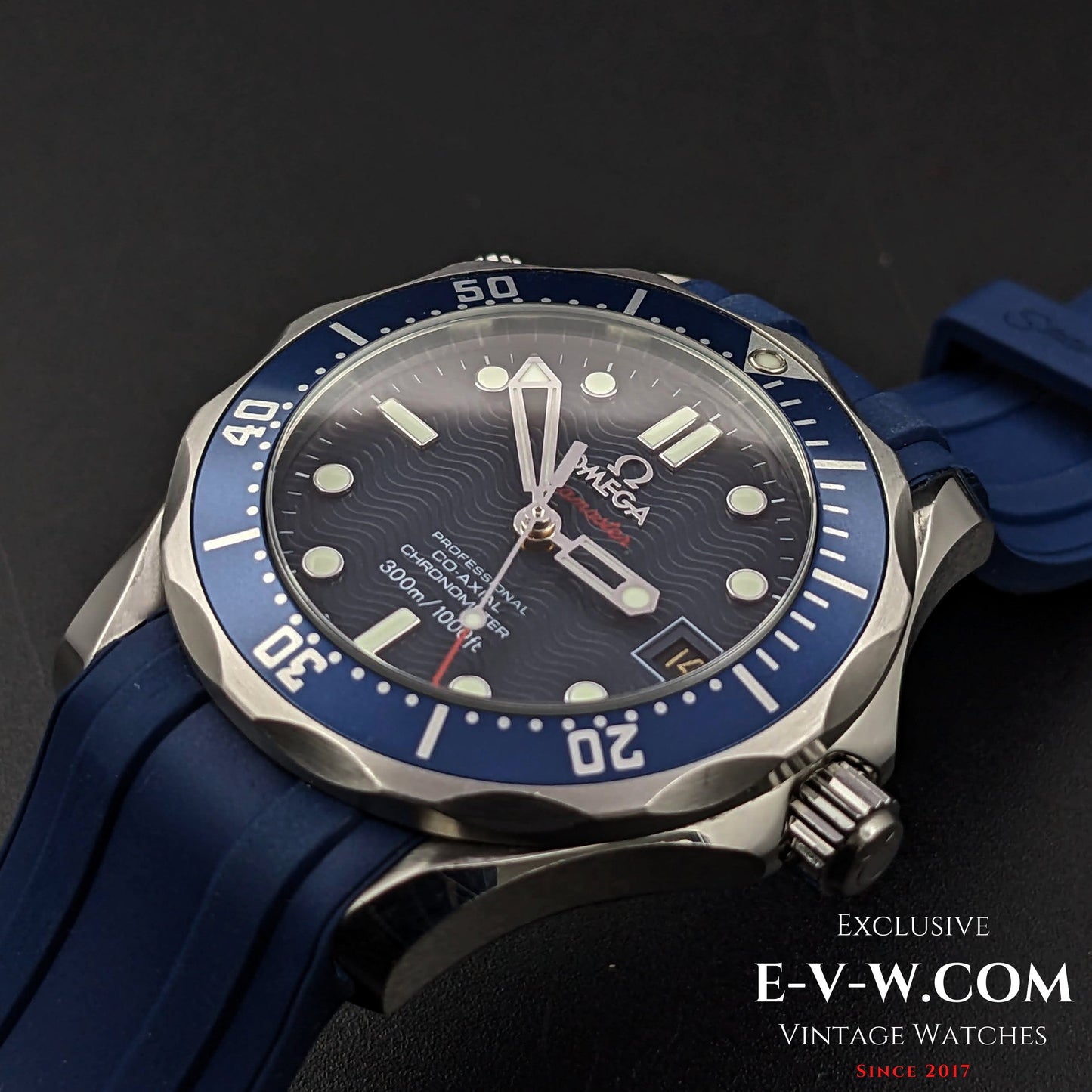 Omega Seamaster Diver 300 M PROFESSIONAL CO‑AXIAL CHRONOMETER 300 M / Rare "NOT FOR SALE" case inscription