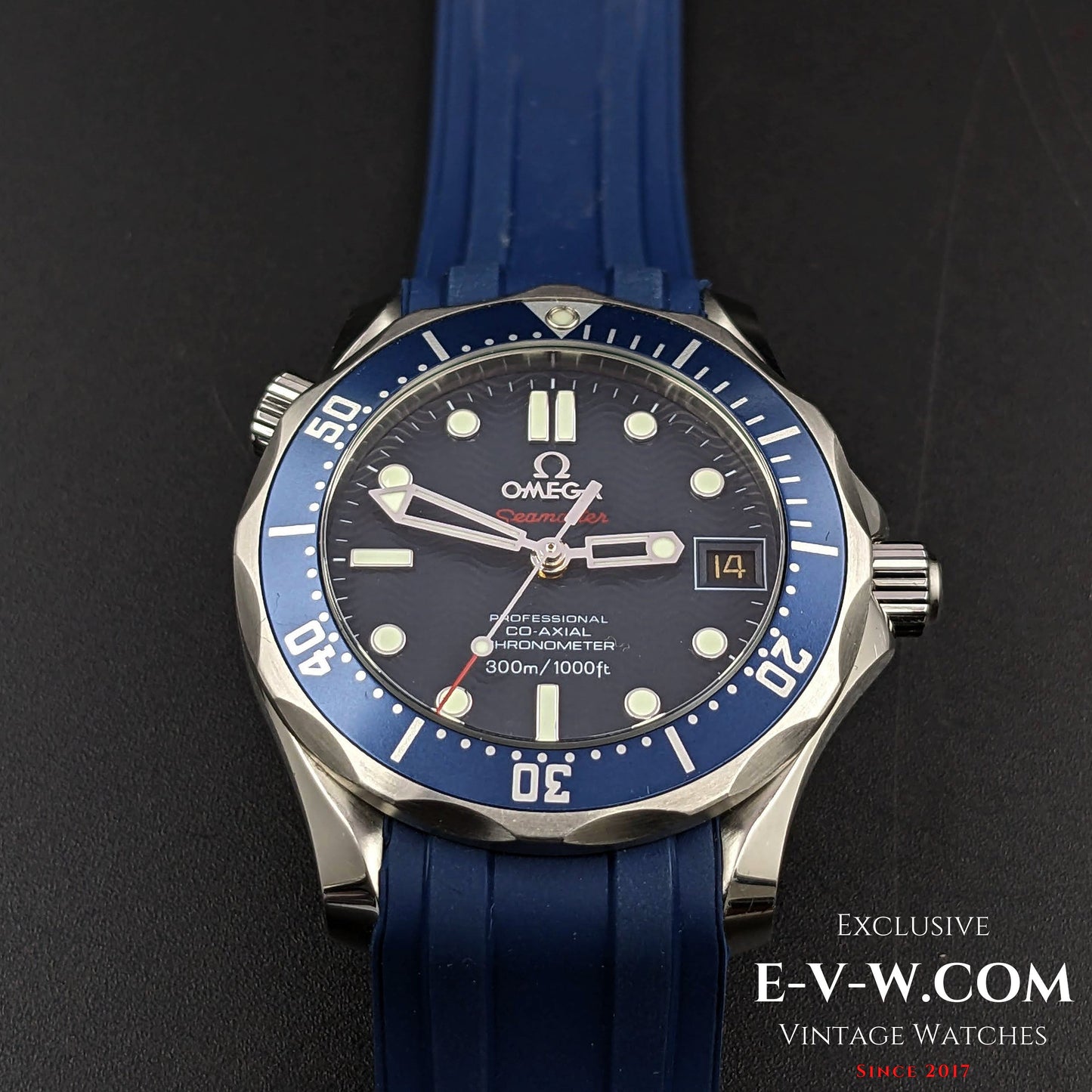 Omega Seamaster Diver 300 M PROFESSIONAL CO‑AXIAL CHRONOMETER 300 M / Rare "NOT FOR SALE" case inscription