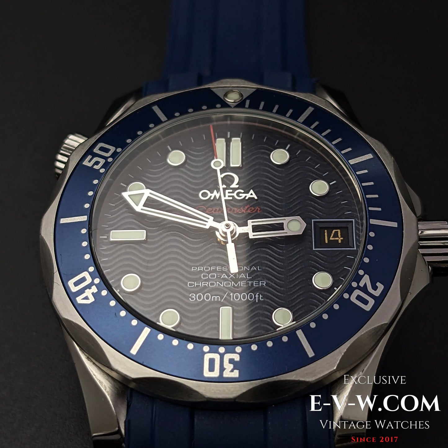 Omega Seamaster Diver 300 M PROFESSIONAL CO‑AXIAL CHRONOMETER 300 M / Rare "NOT FOR SALE" case inscription
