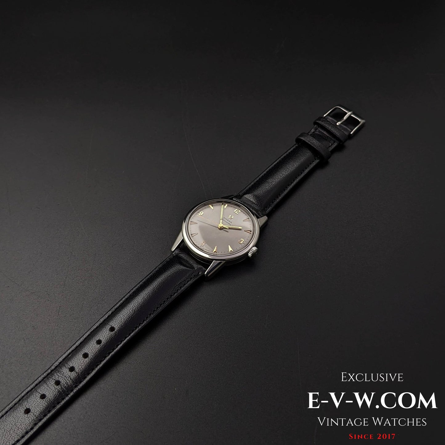 Omega Seamaster, gebürstetes silbernes Zifferblatt / Kaliber 285 (30T2-Familie) / Vintage 1963