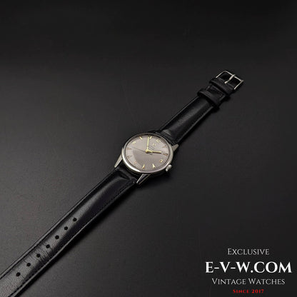 Omega Seamaster, gebürstetes silbernes Zifferblatt / Kaliber 285 (30T2-Familie) / Vintage 1963