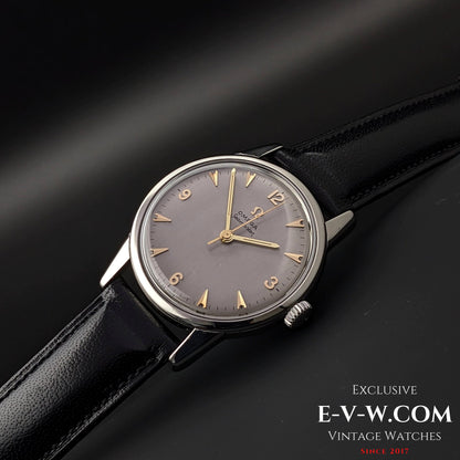 Omega Seamaster, gebürstetes silbernes Zifferblatt / Kaliber 285 (30T2-Familie) / Vintage 1963