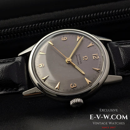 Omega Seamaster, gebürstetes silbernes Zifferblatt / Kaliber 285 (30T2-Familie) / Vintage 1963