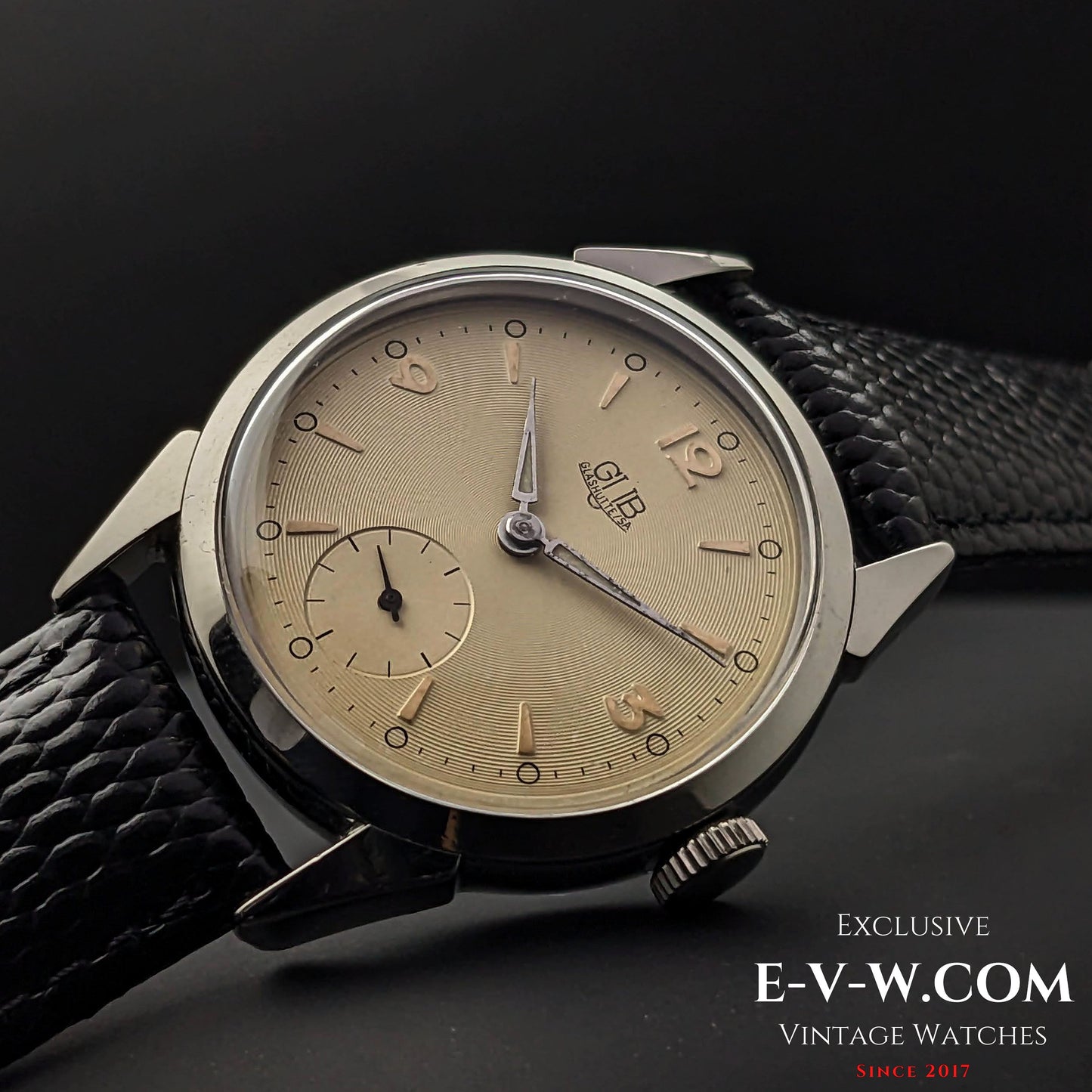 Rare GUB Glashutte SA / cal 60 / Vintage 1950s