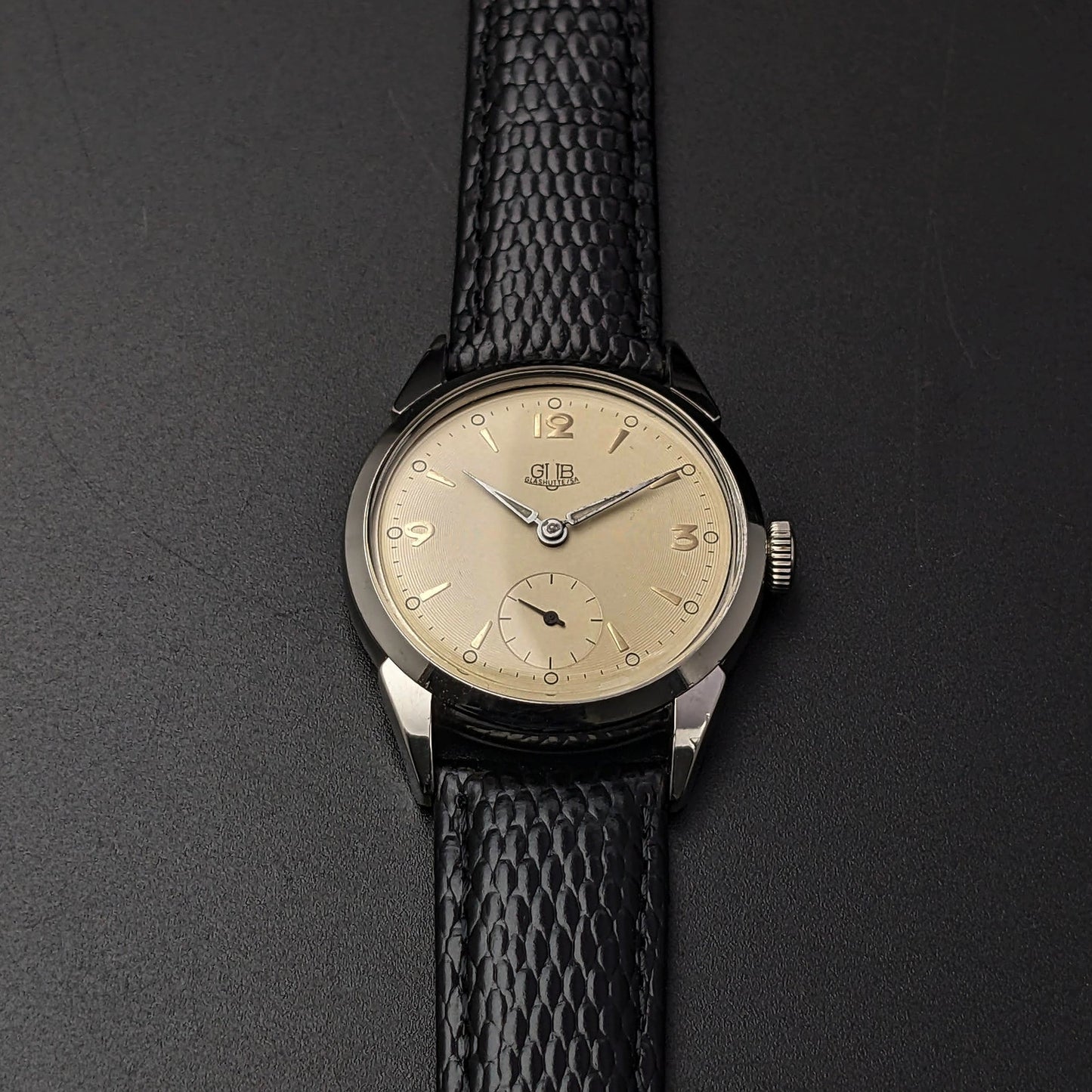 Rare GUB Glashutte SA / cal 60 / Vintage 1950s