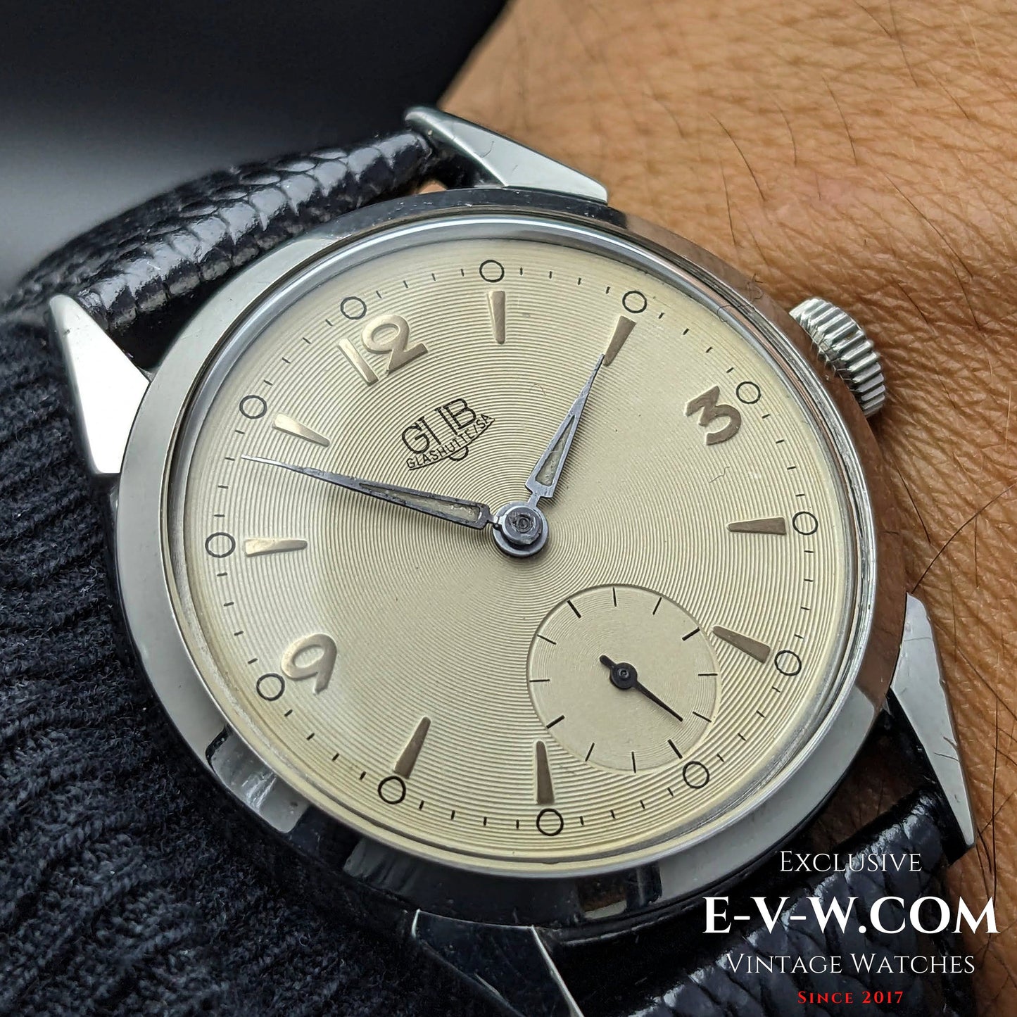Rare GUB Glashutte SA / cal 60 / Vintage 1950s
