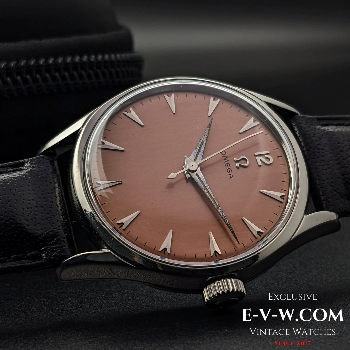 Vintage Omega Pink Brushed “Salmon” Dial / cal. 283 (30T2) / Vintage 1952