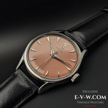 Vintage Omega Pink Brushed “Salmon” Dial / cal. 283 (30T2) / Vintage 1952