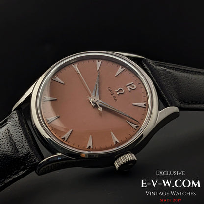 Vintage Omega Pink Brushed “Salmon” Dial / cal. 283 (30T2) / Vintage 1952