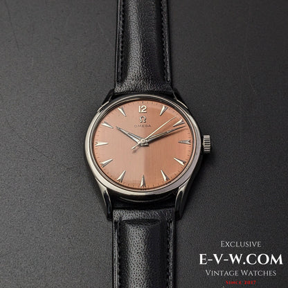 Vintage Omega Pink Brushed “Salmon” Dial / cal. 283 (30T2) / Vintage 1952