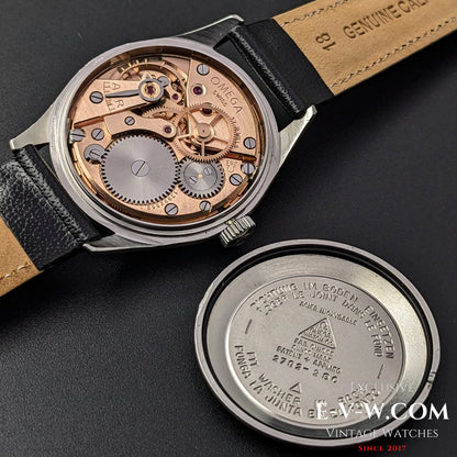 Vintage Omega Pink Brushed “Salmon” Dial / cal. 283 (30T2) / Vintage 1952