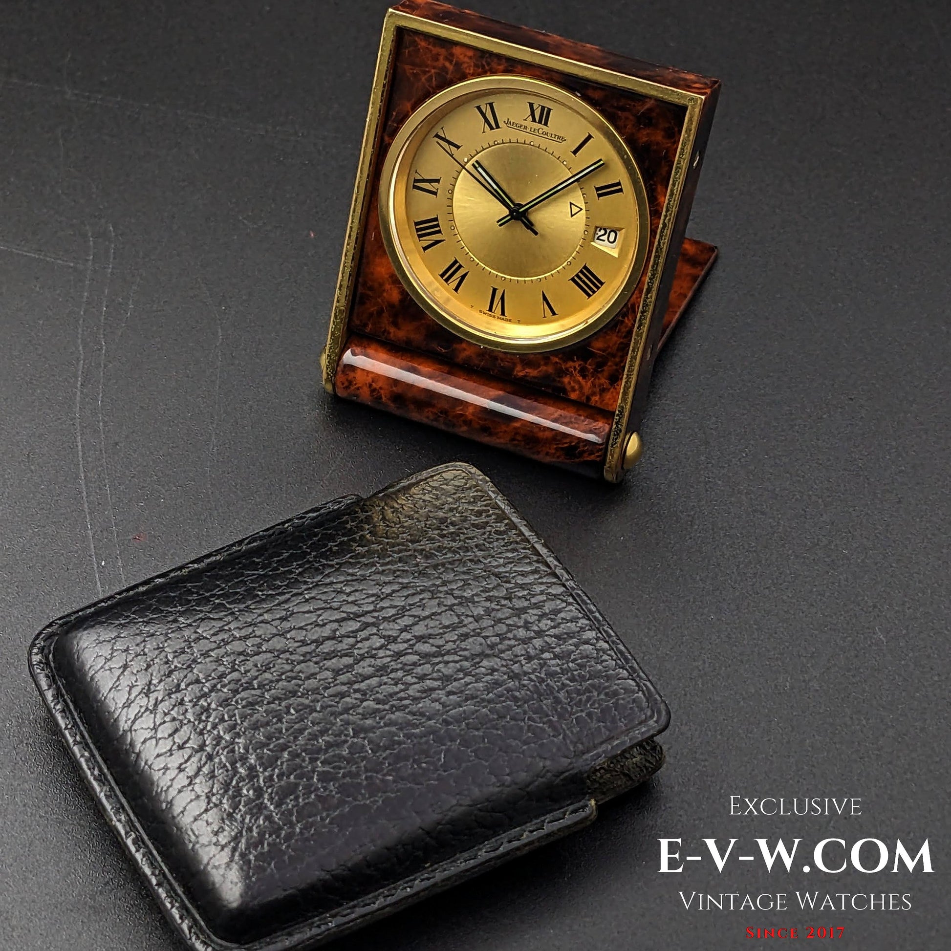 53 Years Old Art Deco Travel Alarm Clock Jaeger LeCoultre Memovox /  Cal.911/ Vintage1970s. #forsale