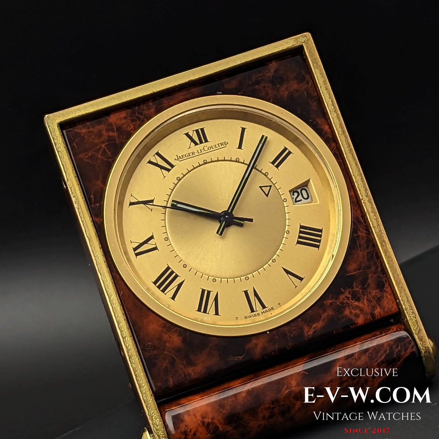 53 Years Old Art Deco Travel Alarm Clock Jaeger LeCoultre Memovox /  Cal.911/ Vintage1970s. #forsale