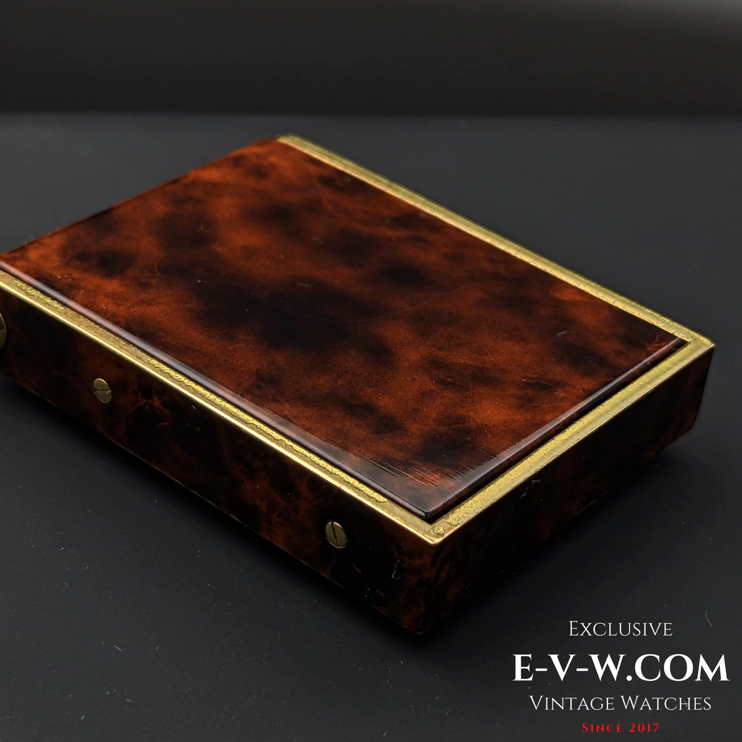 Unique 60 Years Old Art Deco Travel Alarm Clock Jaeger LeCoultre Memovox /  Cal.911 / Vintage1960s.