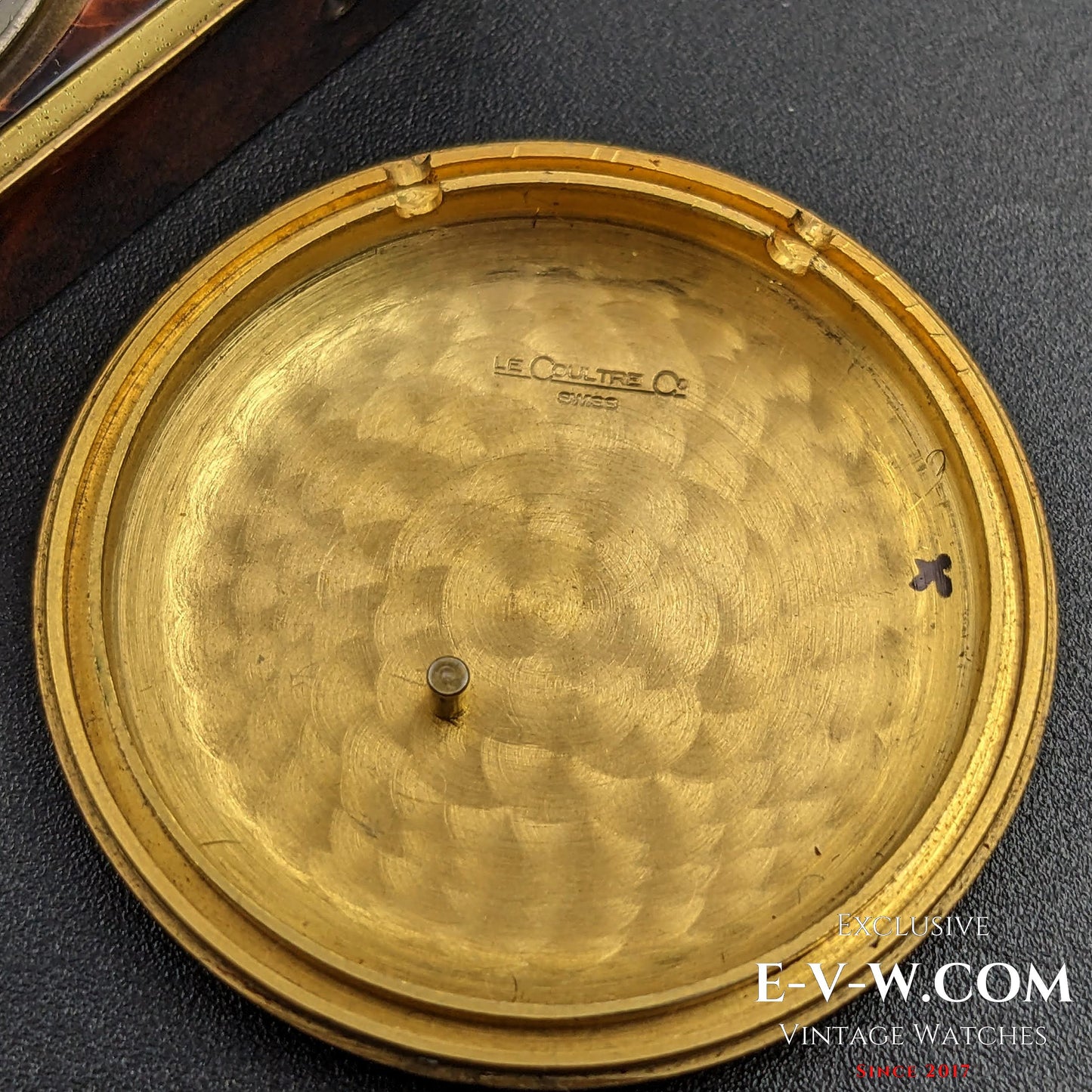 Unique 60 Years Old Art Deco Travel Alarm Clock Jaeger LeCoultre Memovox /  Cal.911 / Vintage1960s.