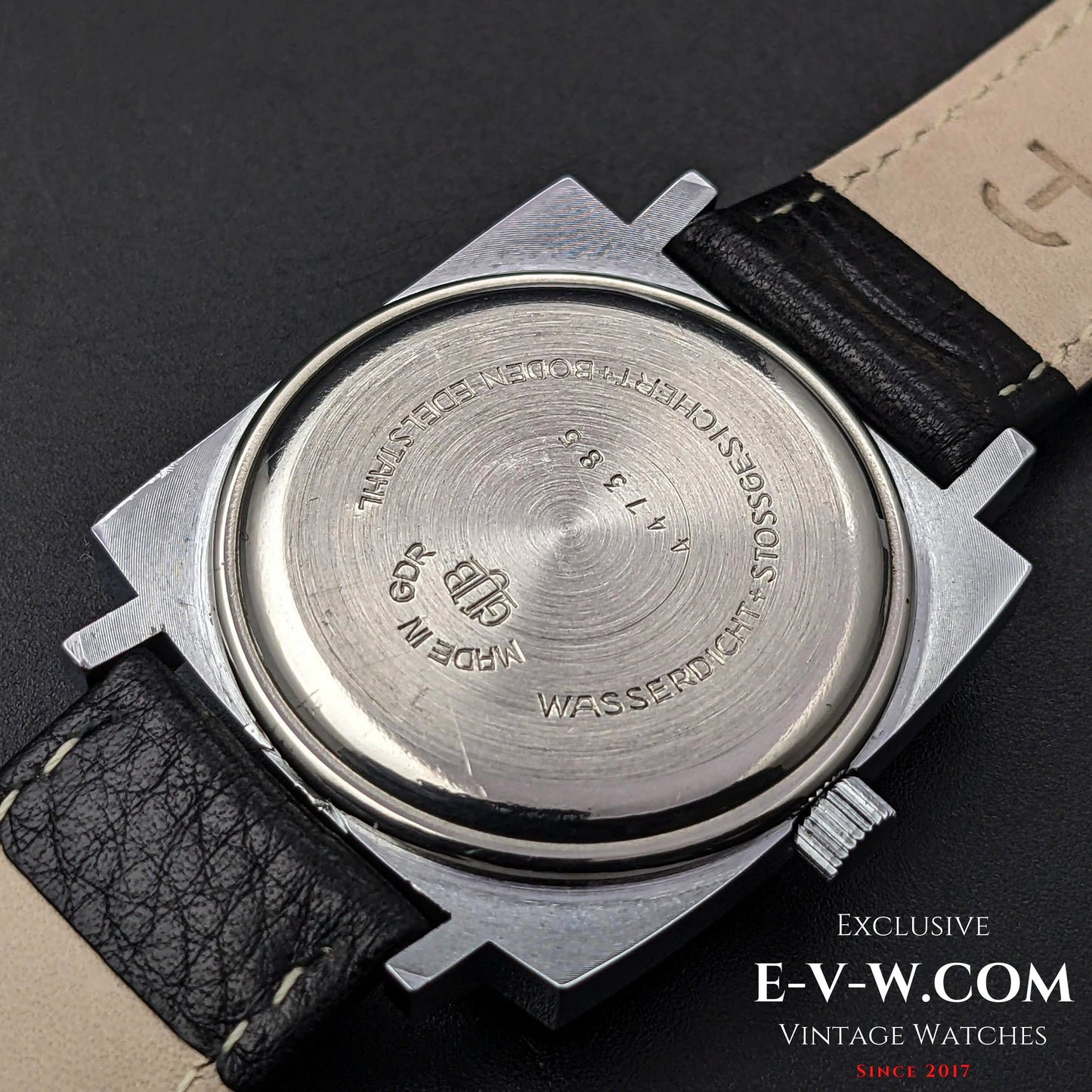 Rare GUB Glashütte SPEZIMATIC Bison / NOS / 26 RUBIS Automatic cal 75 / Vintage 1970s