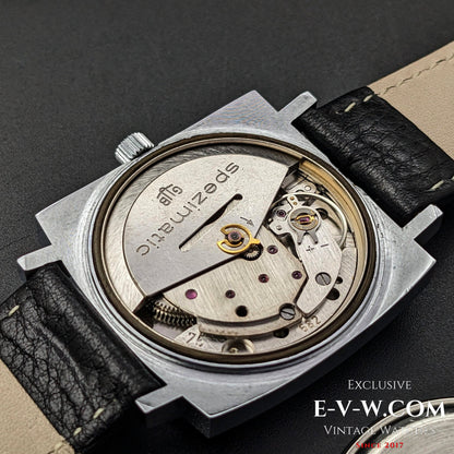 Rare GUB Glashütte SPEZIMATIC Bison / NOS / 26 RUBIS Automatic cal 75 / Vintage 1970s