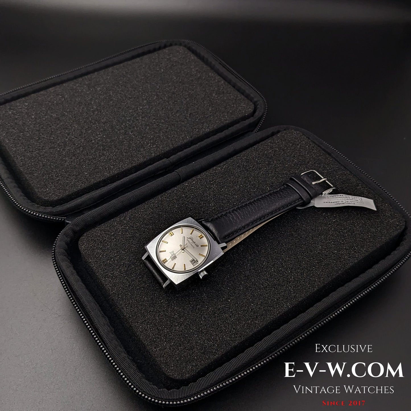 Rare GUB Glashütte SPEZIMATIC Bison / NOS / 26 RUBIS Automatic cal 75 / Vintage 1970s