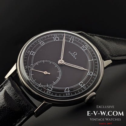 80 years old Omega 30T2 PC / Sector Dial /  Ref 2318/8 / WWII Vintage 1943