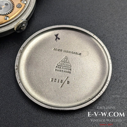 80 years old Omega 30T2 PC / Sector Dial /  Ref 2318/8 / WWII Vintage 1943