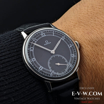 80 years old Omega 30T2 PC Sector Dial /  Ref 2318/8 / WWII Vintage 1943