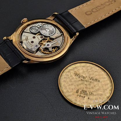 Wyler Vetta Rare Incaflex 18K Solid Gold / Cal 32 / Vintage 1960s