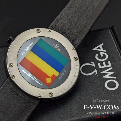 Very Rare Omega "ART COLLECTION 1987"/ Designed by Camille Graeser /Ceramic / Unique