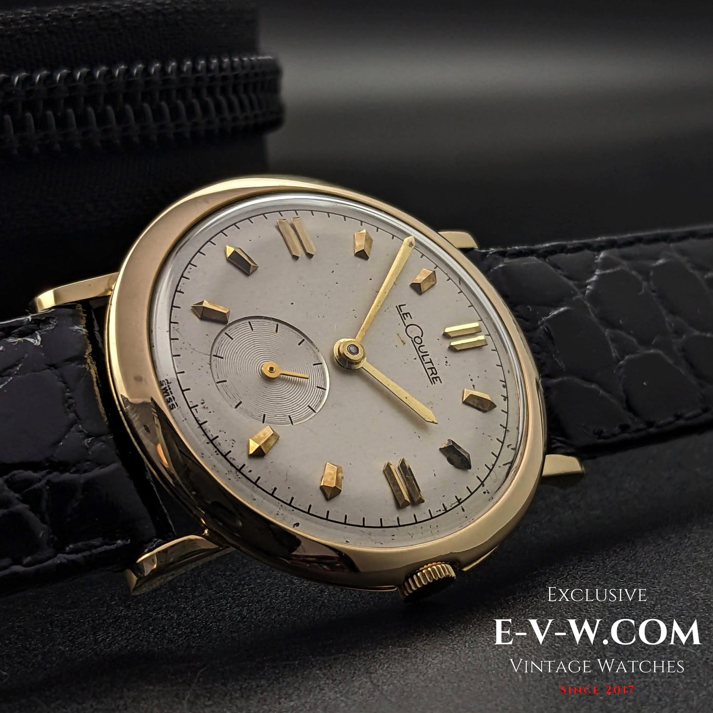 80 Years Old Vintage Jaeger LeCoultre 14K solid Gold / Cal. 480 / Vintage 1940s