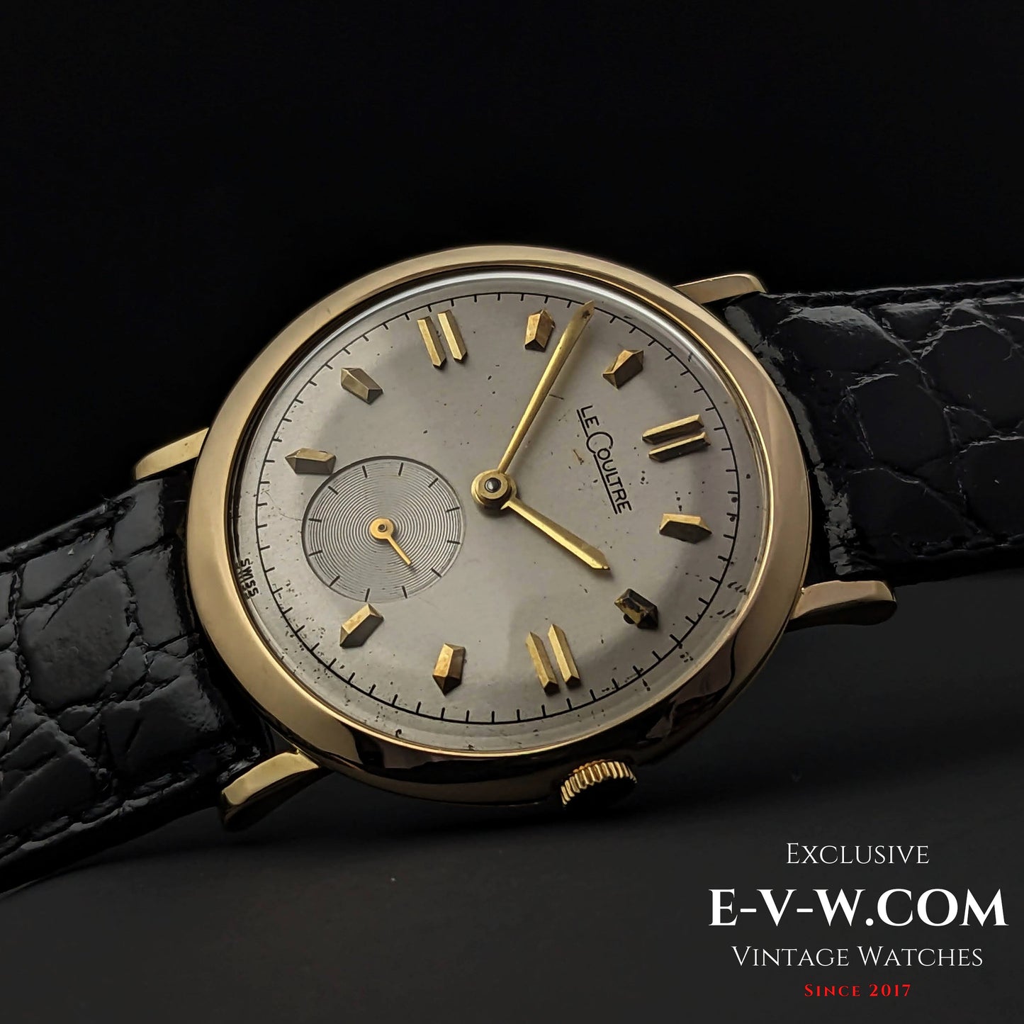 80 Years Old Vintage Jaeger LeCoultre 14K solid Gold / Cal. 480 / Vintage 1940s