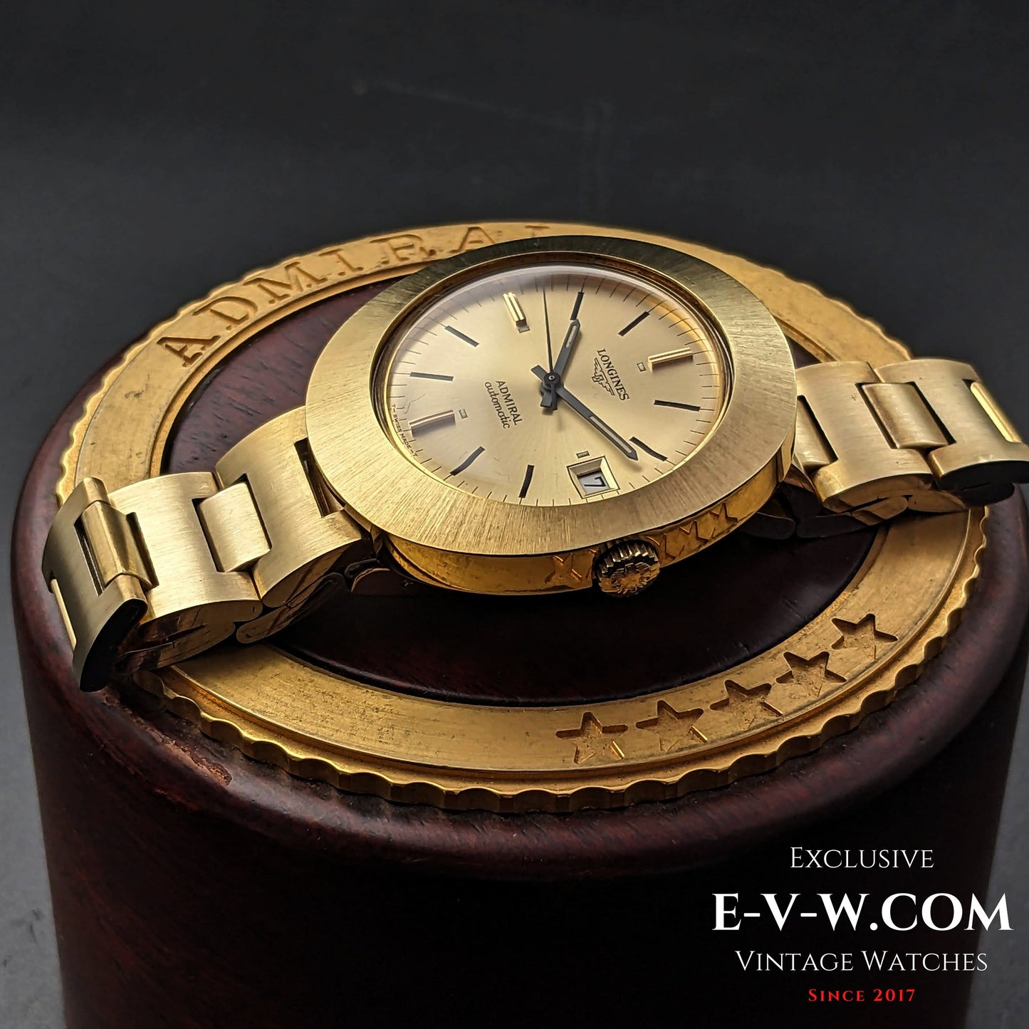 50 Years Old Vintage Longines Admiral 5 Stars / UFO DISCO / Cal. 431 / Vintage 1970s