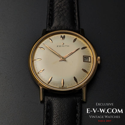 65 Years Old Vintage Zenith Classic / Gold plaque / Cal. 2522C / Vintage 196065 Years Old Vintage Zenith Classic / Gold plaque / Cal. 2522C / Vintage 1960