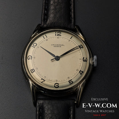85 Years Old Vintage Universal Geneve unique spider lugs / Cal. 263 / Vintage 1940