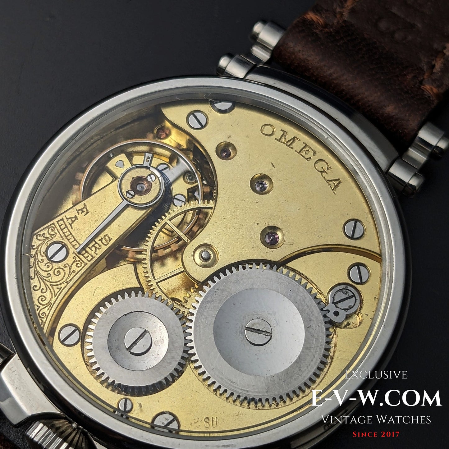 119 Years Old Antique Omega Jumbo / Pocket Watch Movement / Cal. 19 / Antique 1906