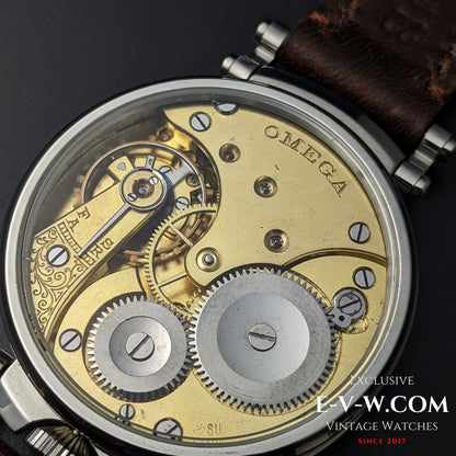 119 Years Old Antique Omega Jumbo / Pocket Watch Movement / Cal. 19 / Antique 1906