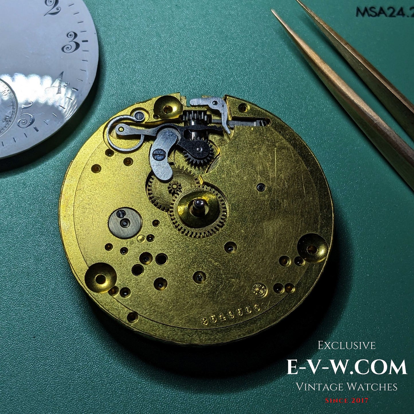 119 Years Old Antique Omega Jumbo / Pocket Watch Movement / Cal. 19 / Antique 1906