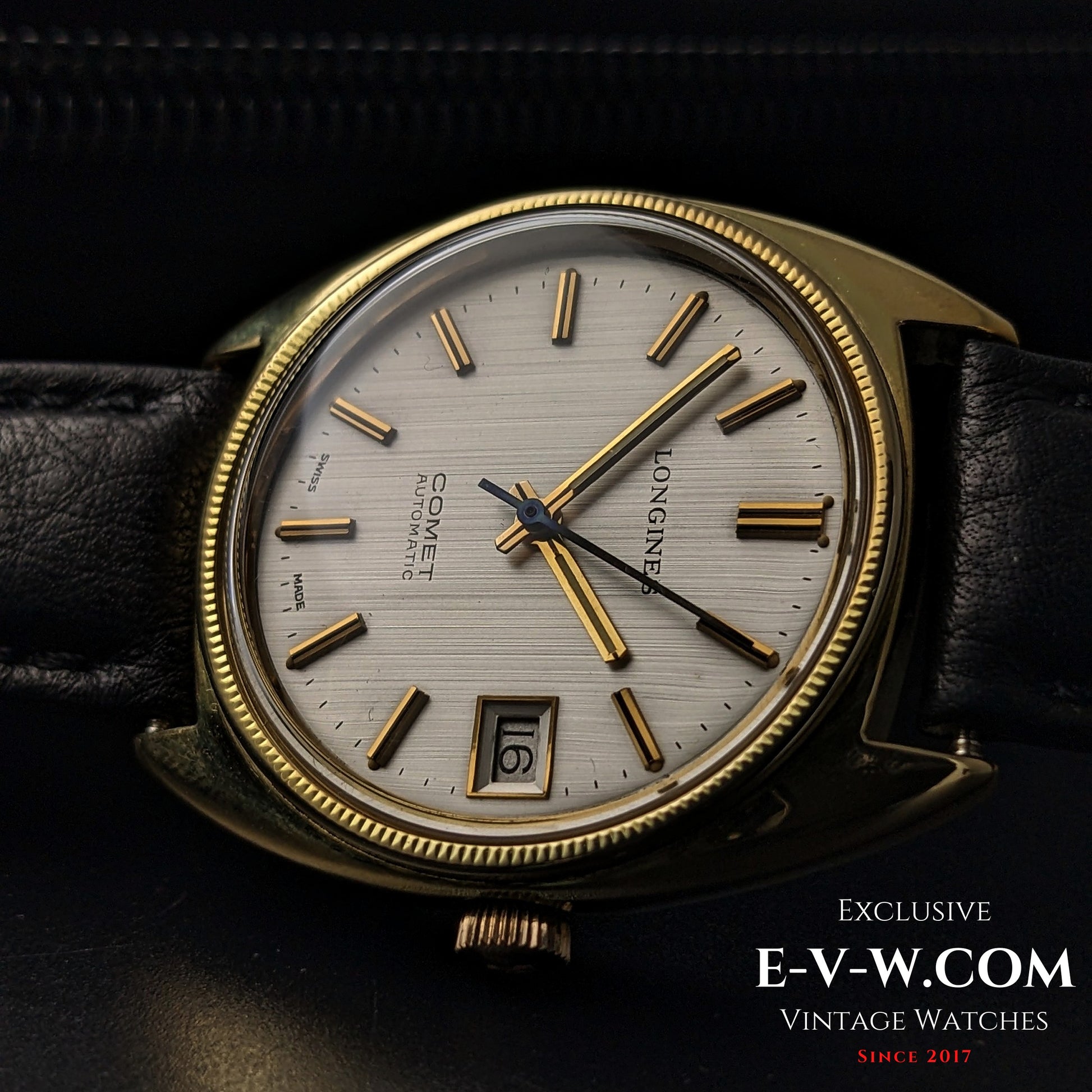 55 Years Old Vintage Longines COMET Automatic / Gold plated / Cal. 2063 / Vintage 1970s55 Years Old Vintage Longines COMET Automatic / Gold plated / Cal. 2063 / Vintage 1970s