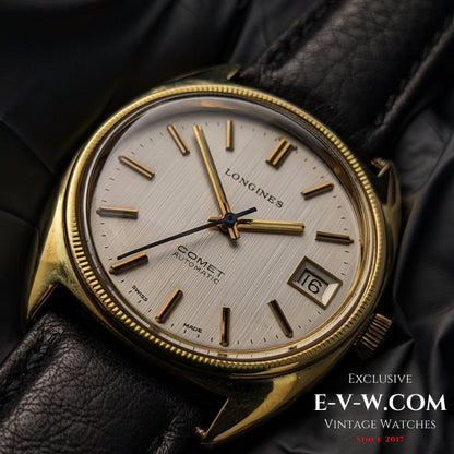 55 Years Old Vintage Longines COMET Automatic / Gold plated / Cal. 2063 / Vintage 1970s