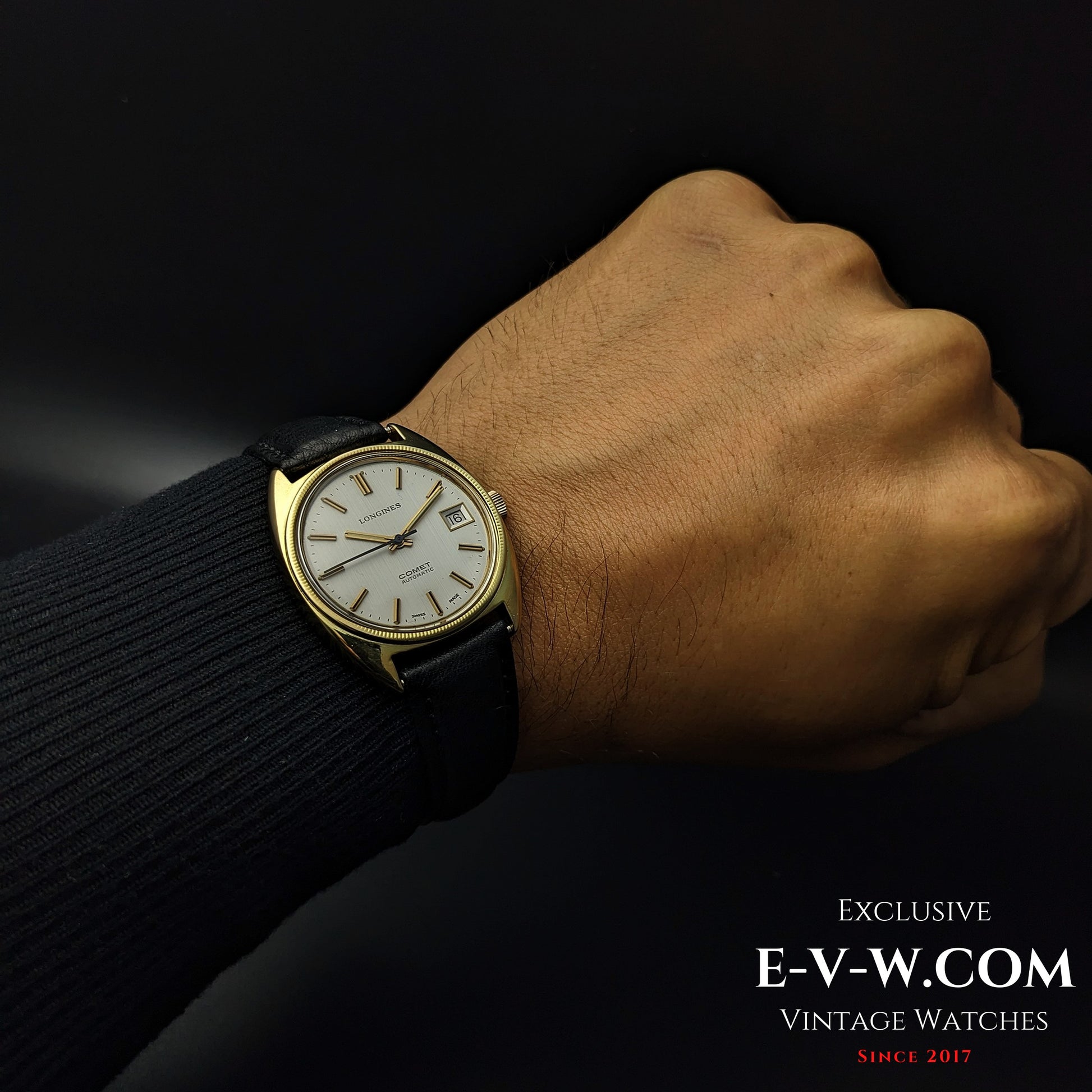 55 Years Old Vintage Longines COMET Automatic / Gold plated / Cal. 2063 / Vintage 1970s55 Years Old Vintage Longines COMET Automatic / Gold plated / Cal. 2063 / Vintage 1970s