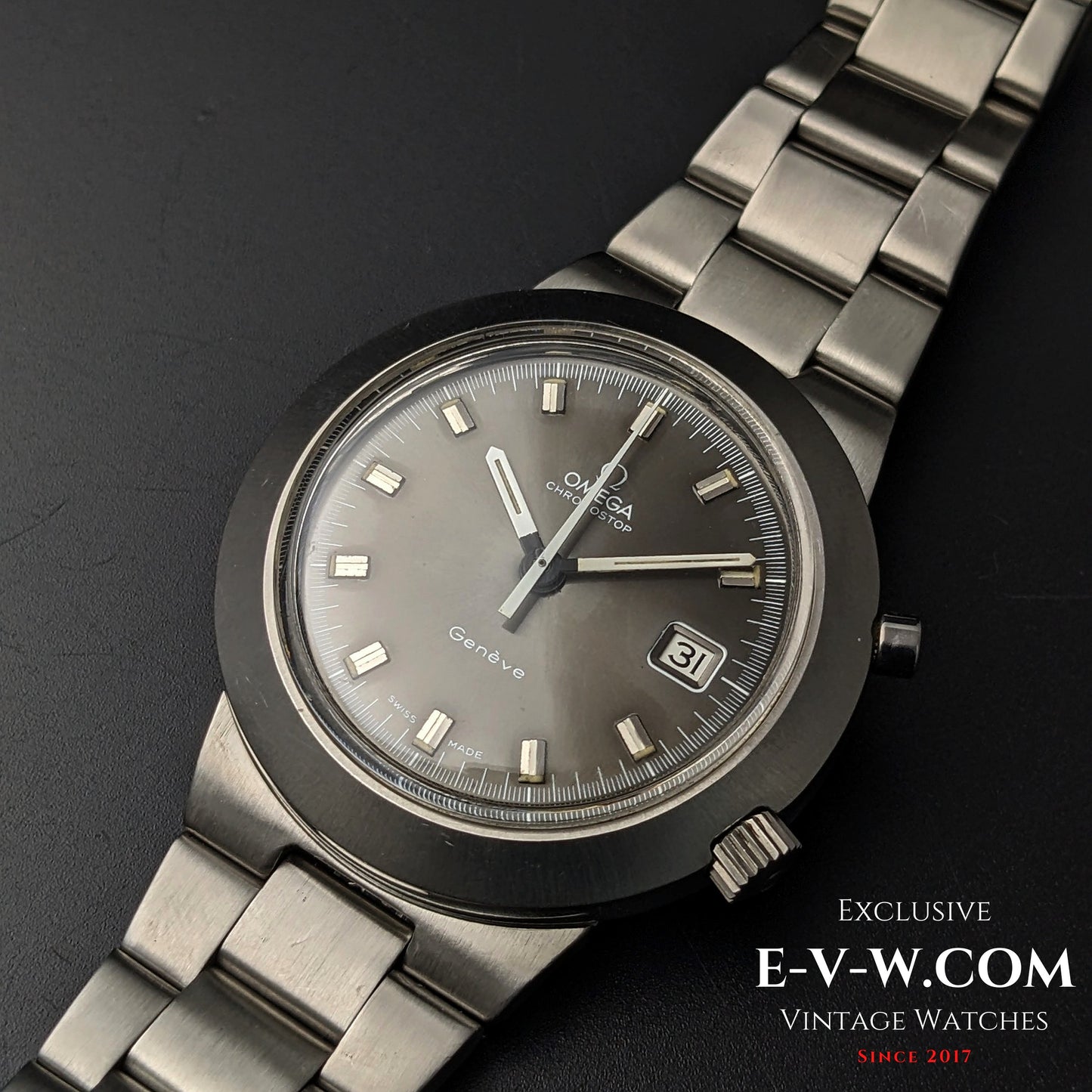 56 Years Old Vintage Omega CHRONOSTOP UFO / Ref. 146012 / Cal. 920 / Vintage 1969 / Serviced