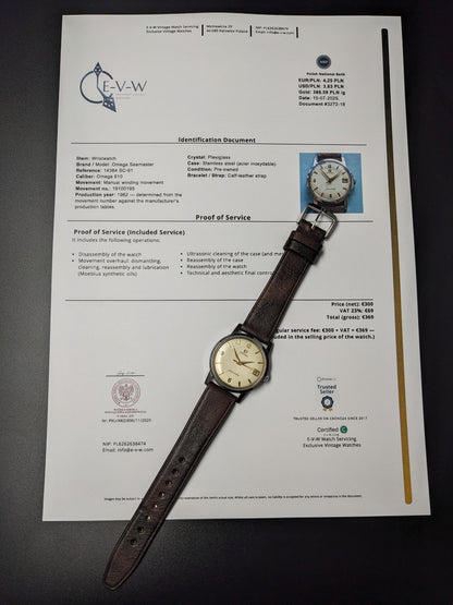 Omega Seamaster | Ref. 14384 SC-61 | Cal. 610 | Vintage 1962 | Serviced